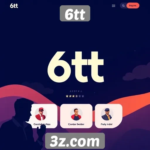 Visão geral das características do site 6tt