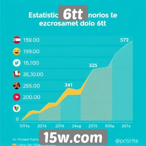 Estatísticas de usuários e crescimento do 6tt